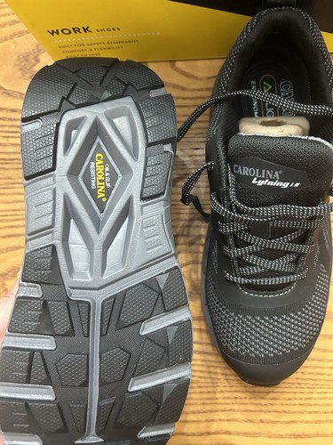 CAROLINA LIGHTNING VOLTREX MENS 1.9 COMPOSITE TOE SAFETY SHOES BLACK SIZE 8.5 - 第 7/8 張圖片