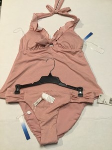 mauve bathing suit