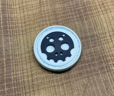 Playge Sacred Terror Skall Navy/Blue Morale Pouch Patch Ranger Eyes Patch EDC
