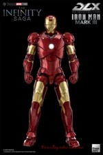 Perfect Threezero 1/12 The Infinity Saga Dlx Iron Man Mark 3 In Stock New
