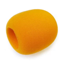 Microphone Wind Screen Foam Ball-Type Mic Windscreen - Yellow