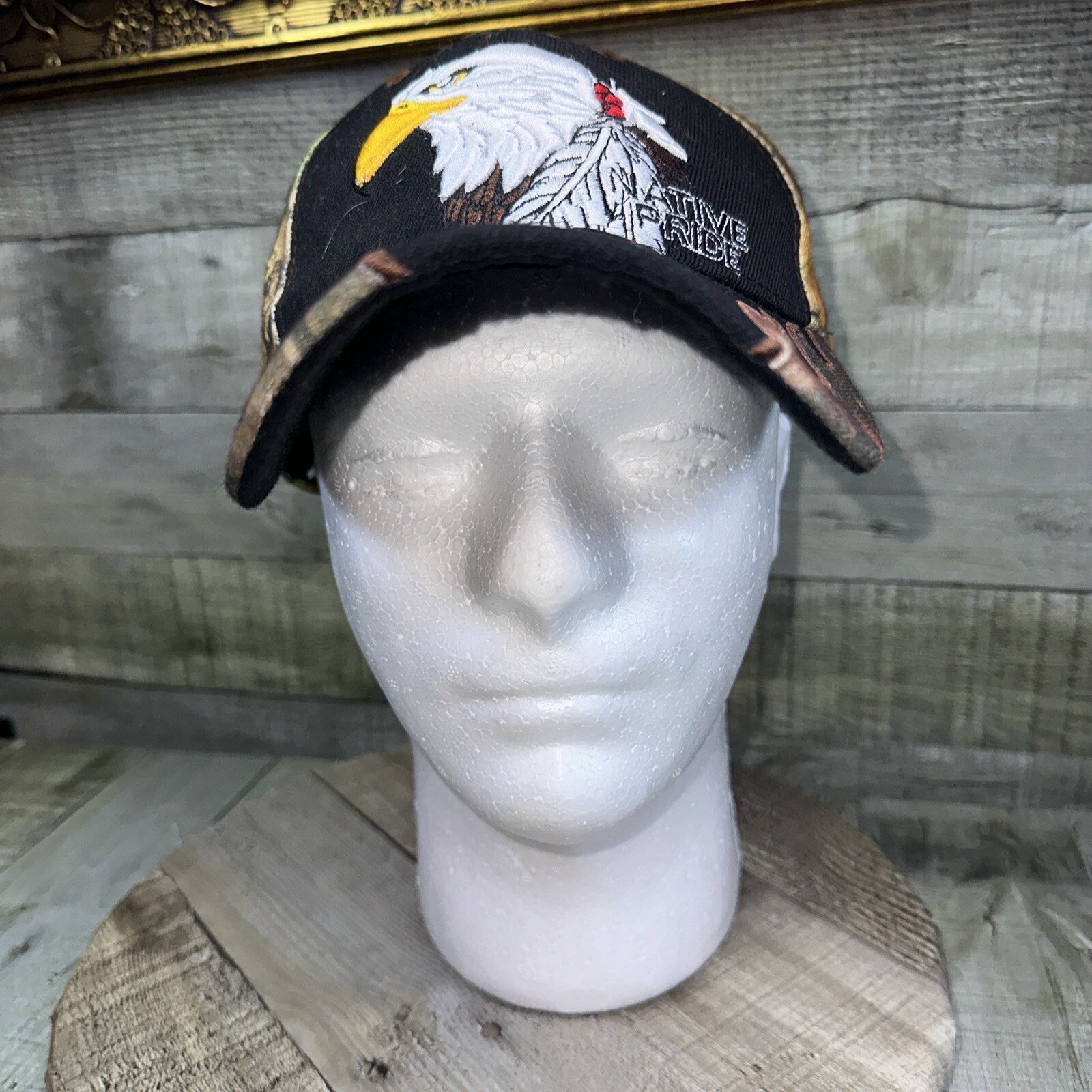 Native Pride Baseball Cap Hat Eagle One Size Adju… - image 5