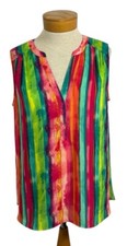 CURVES 360 by NYDJ Bright Pink Green Orange S...