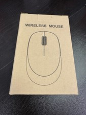 Generic Wireless Mouse Purple / White NEW