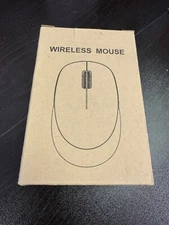 Generic Wireless Mouse Purple / White NEW