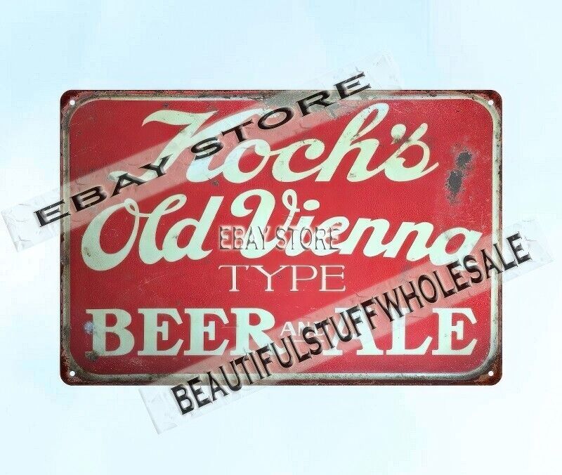 alcoholic pubsdecor Beer ale Wapakoneta Ohio tin sign office decoration idea
