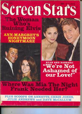 MAG: Screen Stars-Ann-Margret-Ryan O'Neal-David McCallum-Oct-1966
