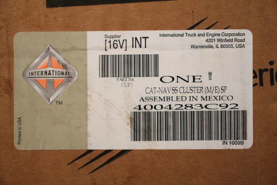 Grupo de instrumentos Cat-Nav SS 4004283C92 Stoneridge - Nuevo caja abierta Foto 2 de 4