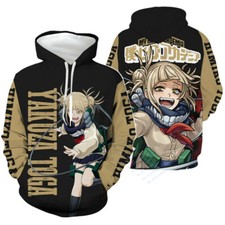 Men/Women Teens My Hero Academia himiko toga Pullover Hoodie Jacket