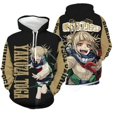 Men/Women Teens My Hero Academia himiko toga Pullover Hoodie Jacket