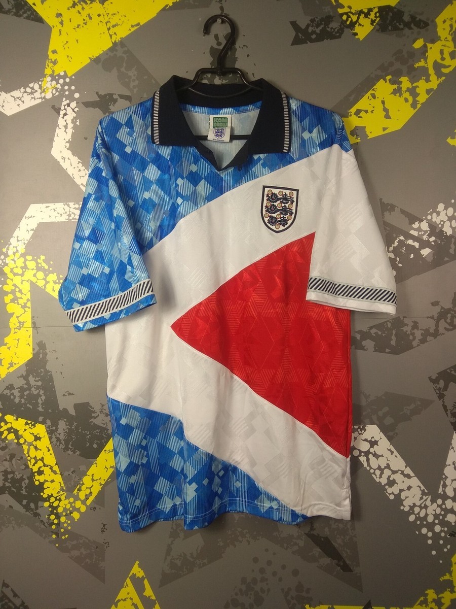 England Jersey Retro Replicas Multicolor Football Shirt Score Draw