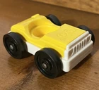 Vintage FISHER PRICE - Parking Garage - CAR Replacement * YELLOW * EX