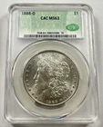 1888-O $1 Morgan Dollar CAC MS63 90% Silver New Orleans US Coin