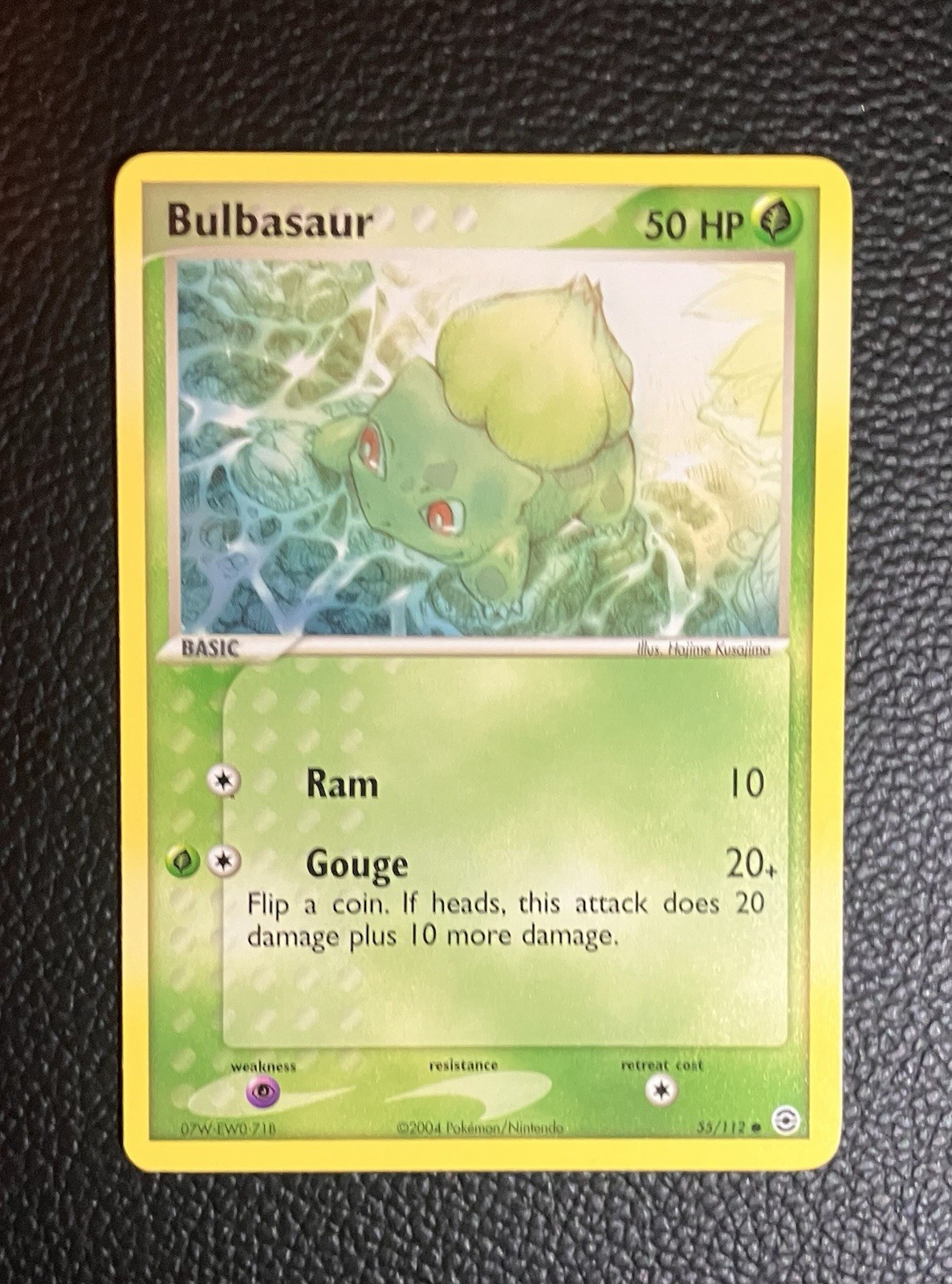 Pokemon Card TCG Bulbasaur 55/112 FireRed & Leaf Green