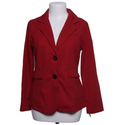 Blazer, Größe: S/M, Rot, Einfarbig, Damen #yLq
