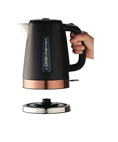 Russell Hobbs Brooklyn 4 Slice Toaster Kettle Set - Black/Copper - Picture 6 of 6