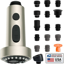 Pull Down Kitchen Faucet Head Replacement 3 Modes Sink Faucet Sprayer Nozzle USA