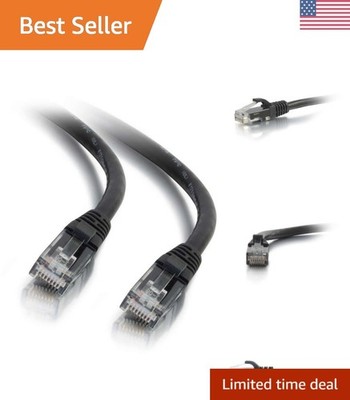 Versatile 1ft Cat 6 Ethernet Cable - Snagless, 1000 Mbps, Indoor/Outdoor