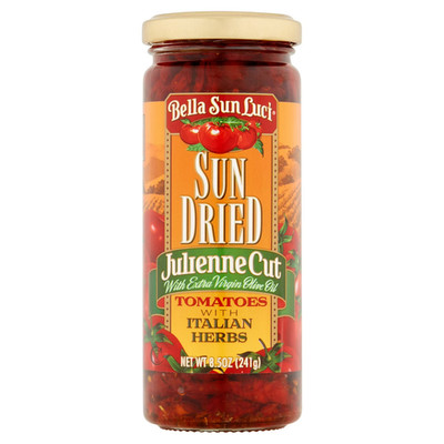 Bella Sun Luci Sun Dried Tomatoes Julienne Cut Italian Herbs 8.5 oz Pantry