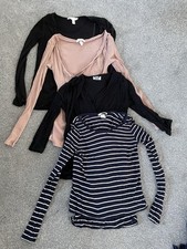 Maternity Breastfeeding Bundle Size Xs 6-8 Tops Long Sleeve H And M Mama Nursing