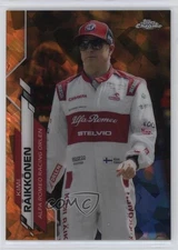 2020 Chrome Sapphire Edition Formula 1 Orange Refractor 8/25 Kimi Raikkonen 0t07