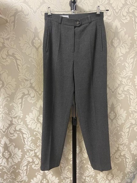 Women Gerry Weber Trousers Grey Wool 38 / M / 46 #82PA