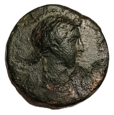 Roman Empire LIVIA  27 BC - 14 AD AE17 CILICIA AUGUSTA Mint Augustus & Tiberius