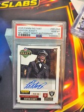 2025 PANINI INSTANT NFL DRAFT NIGHT AUTO #NFLDN6 ASHTON JEANTY 35/99 PSA 10