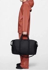 RAINS Hilo Weekend Bag W3 Black Waterproof Du...