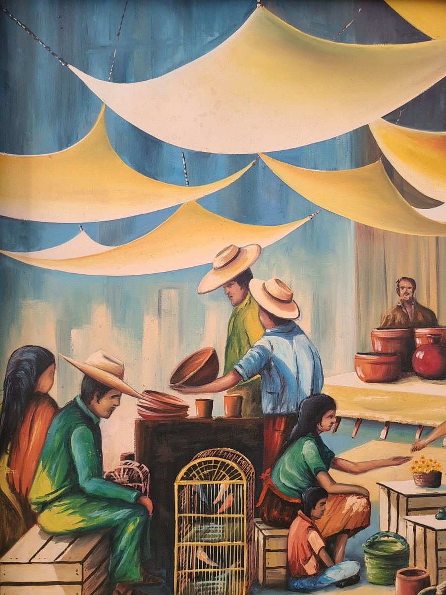 1428❣️ Elpidio Aguirre C. スペイン　油絵 1428❣️ Elpidio Aguirre C. スペイン 油絵