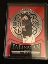 Paul Skenes 2025 Prizm Talisman Red Prizm #28/199 - #13 Pittsburgh Pirates