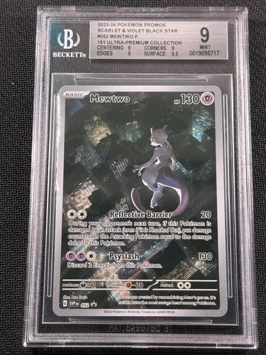 Mewtwo 052 Sv: Scarlet & Violet Promo Cards Holo - BGS 9 - SVP EN