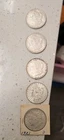 lot of 5 morgan silver dollars. 1921, 1898 , 1897 , 1889 , 1921, 3.86 troy ounce