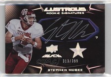 2009 Upper Deck Black Lustrous Rookie Signatures 313/399 Stephen McGee Auto 2d9