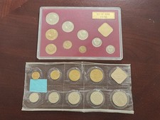 Russia USSR 1976 & 1988 Leningrad Mint Coin Sets no Box/No COA