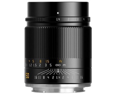 TTArtisan 1.4/50mm Black f. Canon EOS R Full Frame