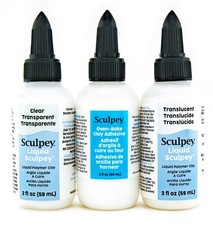 Sculpey 3 pc Lot Liquid Polymer Clay Clear & ...