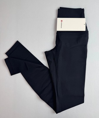 New lululemon Align  High-Rise Pant 28'' Black Size 4. NWT