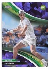 2025 Topps Chrome Tennis Sapphire Jagger Leach #292 Viola Rifrattore RC/10