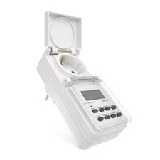 EMOS - Timer digitale per esterni  Presa IP44 Schuko  Timer esterno con tap 1nkG