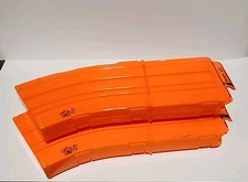NERF N-Strike Elite 10 Round BANANA MAGAZINE Clip Lot Of 2