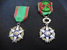lot de 2 médailles mérite agricole de 1883