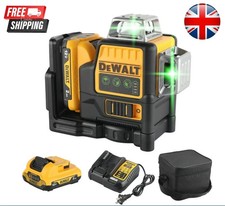 DeWalt DW089LG 12V Green Line 3 x 360 Laser Level Machine Complete Set With Bag