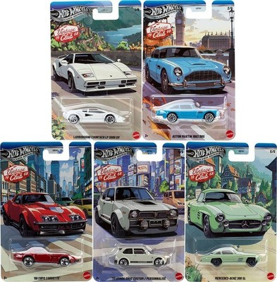 Hot Wheels 2026 Vintage Club 1968 Set Mix 3 Neu Lamborghini, Mercedes