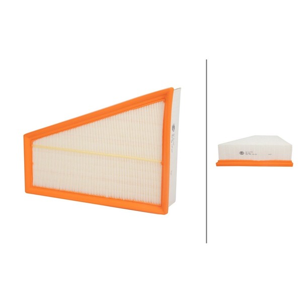 Luftfilter-Einsatz 301 X 238 Mm Hella Iam-Expertise Passend FüR U.A. Ford Mondeo-image