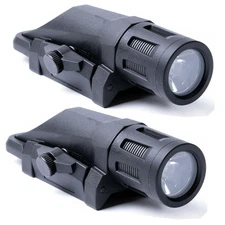 2PC Super Bright Tactical Military LED Flashlight Flash Light Tactical 400 Lumen
