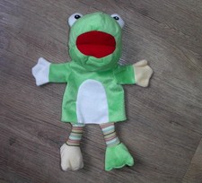 Sunkid Handpuppe Frosch grün 34 cm