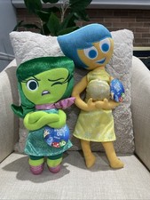 Disney Pixar Inside Out Set of 2 Plush Disgust And Joy With Tags