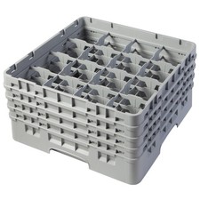 Cambro 16S800151 16 Compartment 8 1/2 in Camrack® Glass Rack