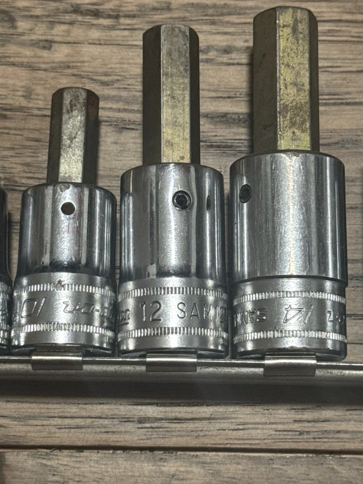 Snap-On 7-Piece 1/2”Drive 6-19mm Standard Hex Bit Socket Driver (Plus 12mmHazet) - Image 3 of 4